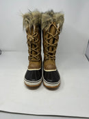 GAWBAW WINTER WOMEN WATERPROOF DUCK BOOTS FUR LINED SNOW BOOTIES - 9 - BROWN - Like New