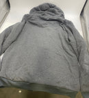 EURO JOY MEN'S SWEATER WITH FULL ZIP INLINED FUR - SIZE: MEN 2XL - CHARCOAL - Brand New