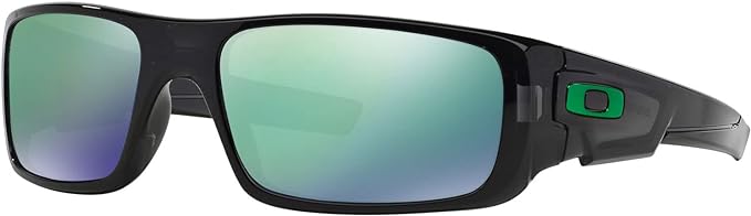 OAKLEY Men's Oo9239 Crankshaft Rectangular Sunglasses - Jade Iridium / Black Ink Like New