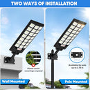 BRIGHTEVER SOLAR STREET LIGHTS OUTDOOR 32000LM 8500K WATERPROOF 2-PACK MESSAGE - Like New