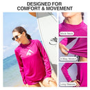 7158 Kanu Surf Womens Keri Long-Sleeve UPF 50+ Rashguard Purple L - Like New