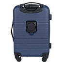 WRANGLER 20" SMART SPINNER CARRY-ON LUGGAGE WITH USB PORT - NAVY BLUE - Like New