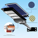 TERSOPA Solar Street Lights 800W Parking Lot Light, 6500K Commercial Grade - Brand New