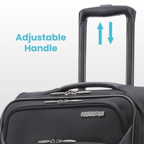 AMERICAN TOURISTER 4 KIX 2.0 EXPANDABLE SOFTSIDE LUGGAGE SPINNER WHEELS BLUE - Like New
