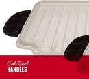 George Foreman Evolve Grill System Grill Plates GFP84PX - Ceramic/White - Like New