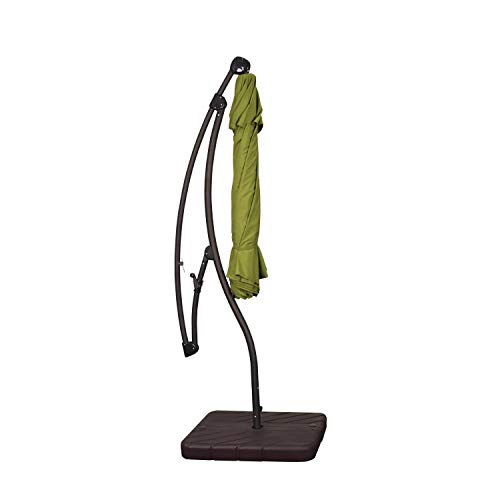 CALIFORNIA UMBRELLA 9' ROUND ALUMINUM CANTILEVER UMBRELLA BA908117-F55 - KIWI - Like New