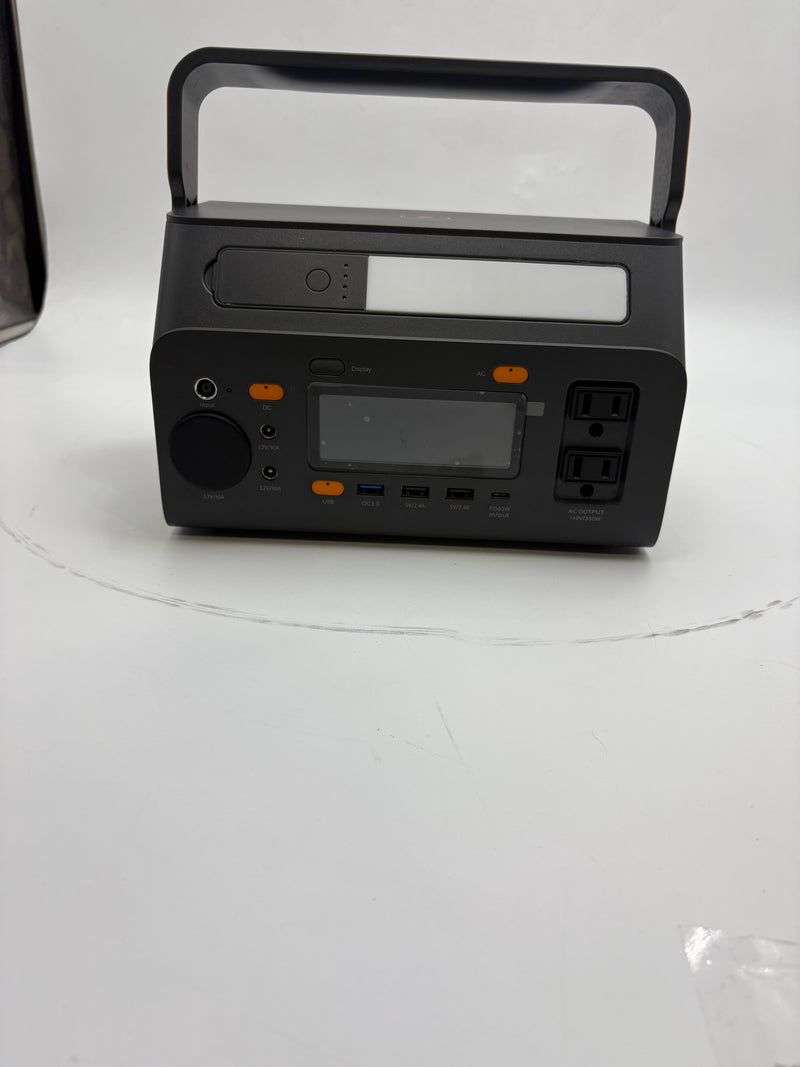 JUEYUE 300W BATTERY PORTABLE POWER STATION FOR OUTDOOR CAMPING - Scratch & Dent