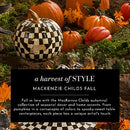 MACKENZIE-CHILDS Fortune Teller Patchwork Pumpkin Decor, Halloween Home Decor - Like New