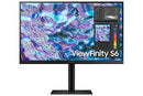 SAMSUNG VIEWFINITY S6 27" 2K MAX 75 HZ HDMI DISPLAYPORT LS27B610EQNXZA - BLACK - Like New