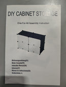 GENERIC DIY CABINET STORAGE 12 CUBE 16"W X 12"L X 12"D - - Scratch & Dent