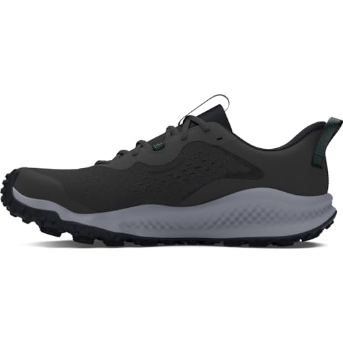 Under Armour Men's Charged Maven Trail Running Shoe Castlerock/Black/Hydro Teal - Like New