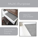 Smart Design Classic Grip Shelf Liner Bundle B086GGBGJX - Graphite Gray - Brand New