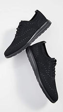 COLE HAAN MEN'S ORIGINALGRAND STITCHLITE WINGTIP - SIZE: MEN 11.5 - BLACK - Like New