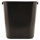 RUBBERMAID COMMERCIAL PRODUCTS RESIN WASTEBASKET 7-GALLON/28-QUART, FG295600BLA - Like New