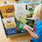 ECR4KIDS DOUBLE-SIDED MOBILE BOOK DISPLAY, CLASSROOM BOOKSHELF GRAY WASH - Like New
