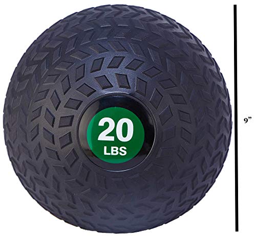 Signature Fitness Workout Exercise Weighted Medicine Ball, Wall and Slam - 20LB - Like New