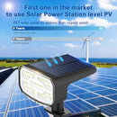 JEJOT SOLAR LIGHTS OUTDOOR LIGHTING MODES - 6500K 4-PACK - BLACK - Brand New