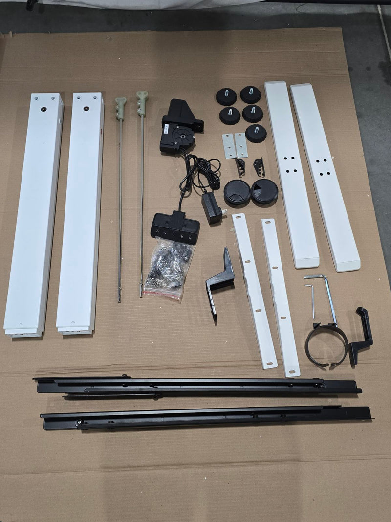 GENERIC ELECTRIC STANDING DESK 55X24 INCH ADJUSTABLE HEIGHT DESK - MAPLE - Like New