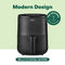BELLA 3 QT TOUCHSCREEN AIR FRYER OVEN 5-IN-1 MULTICOOKER 17276 - MATTE BLACK - Like New