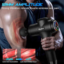 TOLOCO MASSAGE GUN DEEP TISSUE PERCUSSION MASSAGE GUN, 10 REPLACEMENT HEADS - Like New