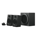 LOGITECH Z333 2.1 SPEAKERS VOLUME CONTROL JACK TV BLUE RAY/DVD PLAYER - BLACK - Like New
