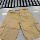 GALAXY BY HARVIC MEN'S RIPSTOP CARGO SHORTS WITH BELT - SIZE: 30 - KHAKI - Brand New