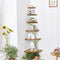 Corner Shelf, 12" Solid Oak Wood Floating Corner Shelves Wall Mount Round End - Like New