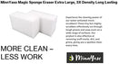 Magic Sponge Eraser Extra Large Extra Thick 50 pcs B0BSSPQNYL - Yellow - Brand New