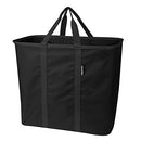 CleverMade SnapBasket LaundryCaddy/CarryAll XL Pop-Up Hamper: Black/Black - Like New