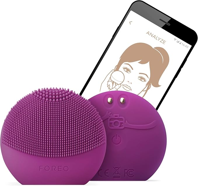 FOREO LUNA FOFO INTELLIGENT FACIAL CLEANSING BRUSH, 70G - PURPLE - Like New