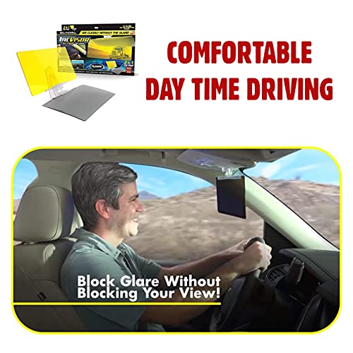Bell Howell Tacvisor Day Night Polarized Sun Visor Anti-Glare - Scratch & Dent