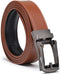 MARK FRED RATCHET Belts for Men, Two Sided Mens Belt, Cognac Brown Straps Like New