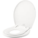 MAYFAIR LITTLE2BIG TOILET SEAT BUILT-IN TODDLER POTTY TRAINING SLOW CLOSE WHITE - Like New