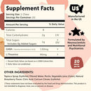 PYM Berry Mood Chews (60 Count) |Stress & Mood Support Supplement - Brand New