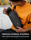 TOMTOC SLING CROSSBODY BAG FOR NINTENDO SWITCH 2 - BLACK - Like New