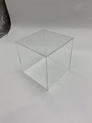 THYLE ACRYLIC SQUARE VASES 5" X 5" X 5" FOR EVENT PARTY, - Scratch & Dent