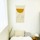 DECOPICK Macrame Woven Wall Hanging Tapestry Fabric Bohemian - Egg white/yolks - Brand New