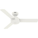HUNTER FAN COMPANY 51848 PRESTO CEILING FAN - MATTE WHITE - Like New