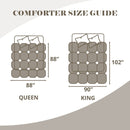 BIGLEAP NEXTAY COMFORTER DUVET INSERT QUEEN SIZE ALL SEASON 88" X 88" - WHITE - Brand New