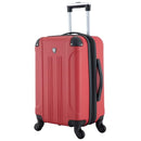TRAVELERS CLUB CHICAGO HARDSIDE EXPANDABLE SPINNER LUGGAGE 5 PIECE SET - Red - Like New