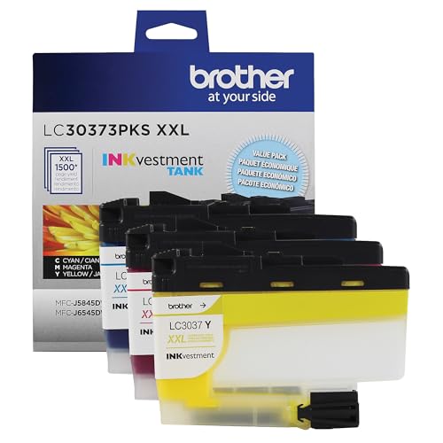 Brother Genuine LC30373PKS, 3-Pack Super High-Yield Color INKvestment Tank - Like New