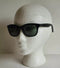 RAY BAN RB4159 601 SQUARE POLISHED BLACK FRAME DARK GREEN LENS 54MM - Like New