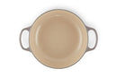 Le Creuset Enameled Cast Iron Signature Sauteuse Oven 3.5 qt., Oyster - Like New