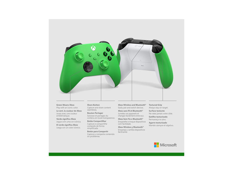 Xbox Wireless Controller -  Velocity Green for Xbox Series X|S, Xbox One, and
