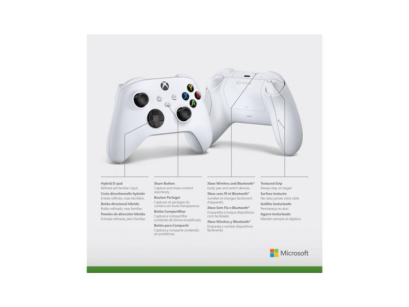 Xbox Wireless Controller - Robot White for Xbox Series X|S, Xbox One, and