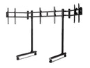 Next Level Racing Round Tube Freestanding Triple Monitor Stand