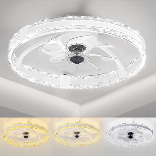 SKRFORM CEILING FANS LIGHTS REMOTE 20'' LOW PROFILE CEILING FAN - Scratch & Dent