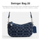 COACH SWINGER 20, LH/DEEP BLUE MULTI - Like New