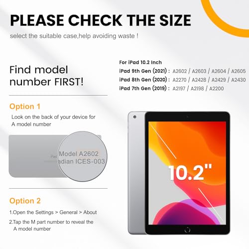 Timecity Case for iPad 9th/ 8th/ 7th Generation 10.2" - Heavy Duty Protective - Like New