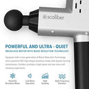 Auris Scaliber Massage Gun Handheld Percussion Pain Relief - Black - Brand New
